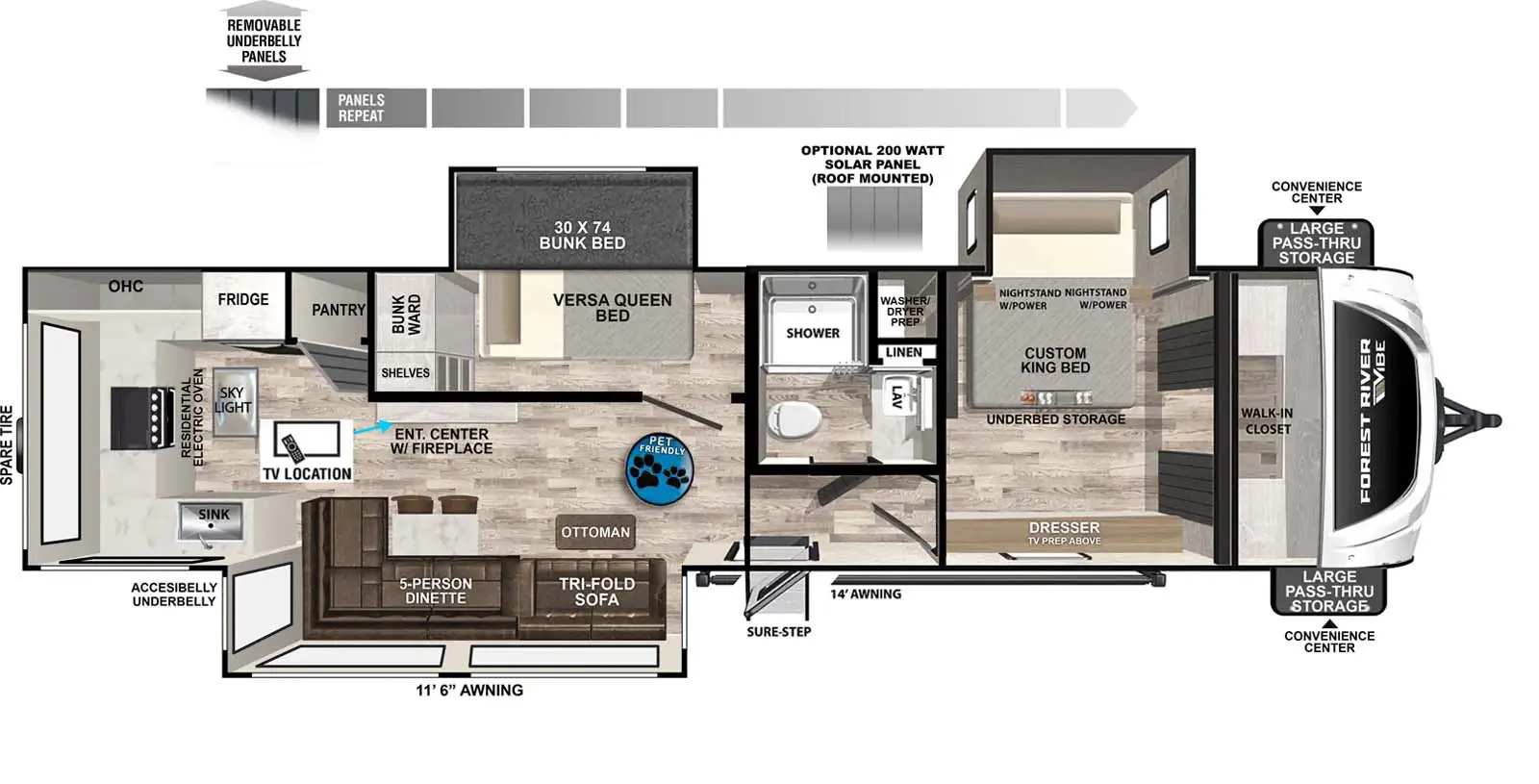 3400SB Floorplan Image